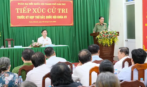Đại biểu Quốc hội TP Cần Thơ tiếp xúc cử tri quận Ninh Kiều