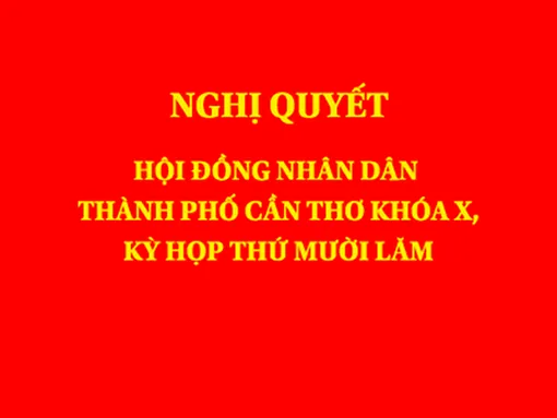 NGHỊ QUYẾT<br>Về việc phê duyệt điều chỉnh chủ trương đầu tư dự án Trụ sở Văn phòng Đoàn đại biểu Quốc hội và Hội đồng nhân dân thành phố Cần Thơ