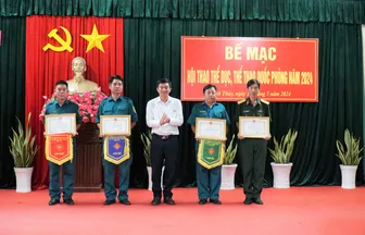 Bế mạc Hội thao Thể dục, thể thao quốc phòng quận Bình Thủy năm 2024