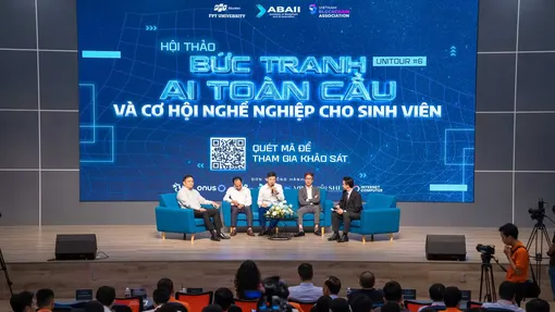 Hội thảo “Bức tranh AI toàn cầu và cơ hội nghề nghiệp cho sinh viên”