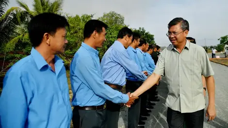 Lãnh đạo tỉnh Kiên Giang thăm, động viên Đội K92 làm nhiệm vụ tại Vương quốc Campuchia