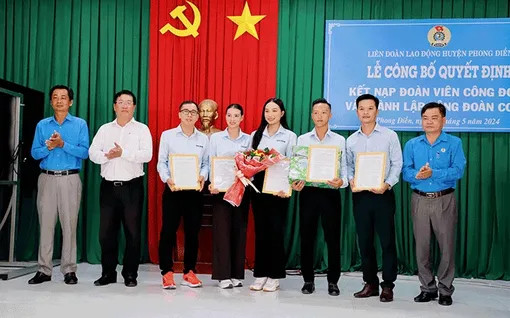 Tập trung thành lập công đoàn cơ sở, phát triển đoàn viên