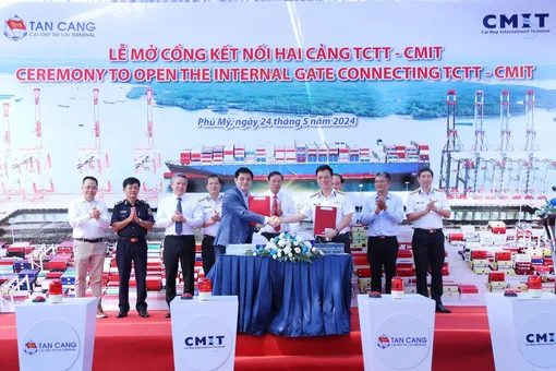 Mở cổng kết nối Cảng Tân Cảng - Cái Mép Thị Vải và Cảng Quốc tế Cái Mép