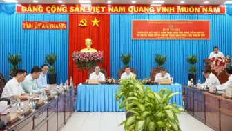 Khảo sát hoạt động của tổ chức Đảng trong các tập đoàn, tổng công ty, ngân hàng thương mại Nhà nước tại tỉnh Hậu Giang, Kiên Giang và An Giang
