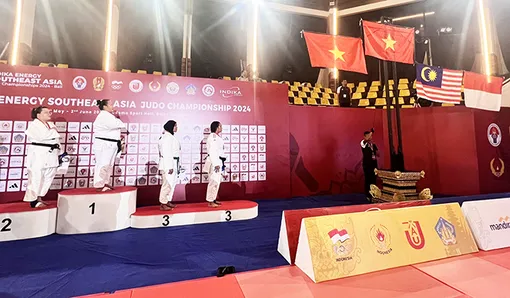 Judo Cần Thơ giành 2 HCV tại giải Đông Nam Á