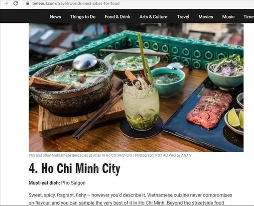 Ho Chi Minh City named as world’s fourth-best foodie city