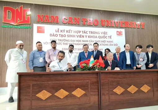 Ký kết hợp tác giáo dục, đào tạo với Tổ chức The Vietnam Medical Educations - Ấn Độ