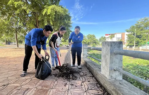 Ðoàn phường Hưng Thạnh thực hiện nhiều công trình, phần việc vì cộng đồng