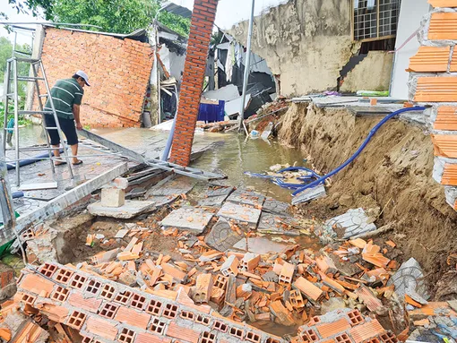 Tăng cường giải pháp công trình phòng, chống sạt lở bờ sông