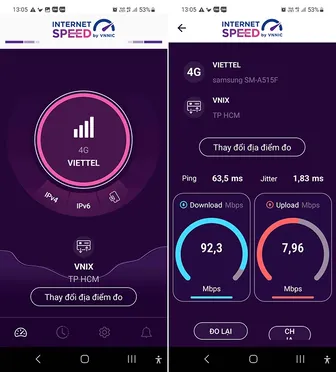 Đo tốc độ mạng di động với ứng dụng i-Speed