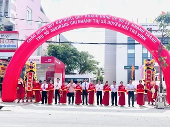 Khánh thành trụ sở Agribank Chi nhánh Thị xã Duyên Hải, tỉnh Trà Vinh