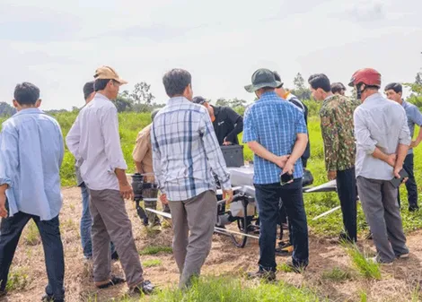 Khám phá DJI T50 - máy bay phun thuốc vừa được Airnano Việt Nam ra mắt