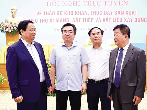 Thủ tướng Phạm Minh Chính chủ trì Hội nghị tháo gỡ khó khăn ngành vật liệu xây dựng