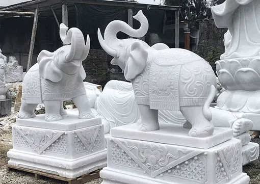 Địa chỉ mua tượng voi đá phong thủy đẹp - uy tín - chất lượng: Cơ sở Tượng đá Đức Toàn Đà Nẵng