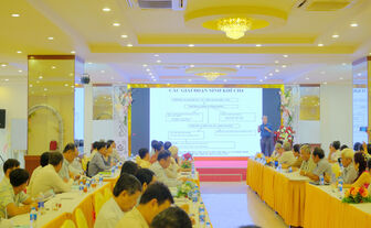 ពិភាក្សា​វិធាន​ការ​អនុវត្ត​មាន​ប្រ​សិទ្ធ​ភាព​គម្រោង​ ១ លាន​ហិក​តា​ជំ​នាញ​ផលិត​ស្រូវ​គុណ​ភាព​ខ្ពស់​និង​កាត់​បន្ថយ​បំ​ភាយ​ឧស្ម័ន​តំ​បន់​វាល​រាប​ទន្លេ​គឺវ​ឡុវ