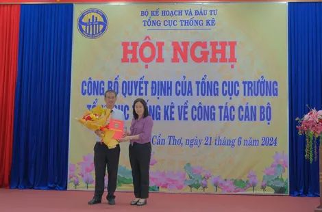 Ông Lê Đăng Thanh Phong phụ trách Cục Thống kê TP Cần Thơ