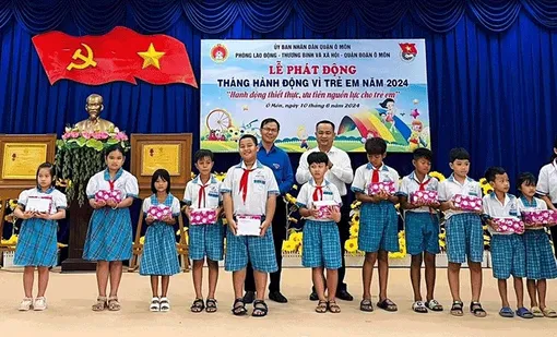 Nhiều hoạt động chăm lo thiếu nhi