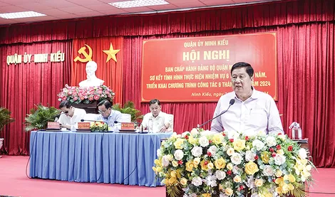 Quận Ninh Kiều tập trung thực hiện thắng lợi nhiệm vụ chính trị năm 2024 và nhiệm kỳ 2020-2025