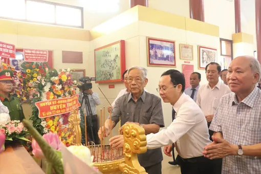 Long trọng tổ chức Lễ kỷ niệm 122 năm Ngày sinh đồng chí Châu Văn Liêm