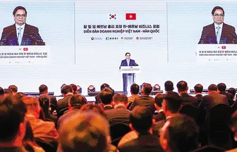 Thủ tướng Phạm Minh Chính dự Diễn đàn doanh nghiệp Việt Nam - Hàn Quốc