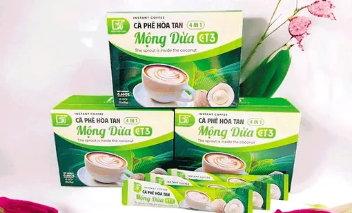 Độc đáo cà phê mộng dừa
