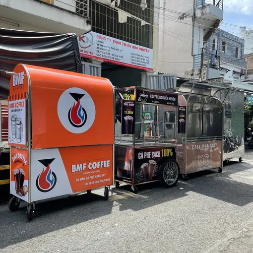 Inox Kim Nguyên: Xưởng sản xuất xe cà phê theo yêu cầu