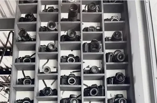 Collection of 700 cameras spanning decades in Hau Giang