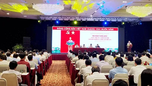 Hội nghị toàn quốc sơ kết công tác xây dựng Đảng về tư tưởng, chính trị, đạo đức và các lĩnh vực công tác tuyên giáo