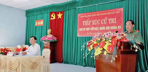 Đại biểu Quốc hội TP Cần Thơ tiếp xúc cử tri xã Tân Thới, huyện Phong Điền
