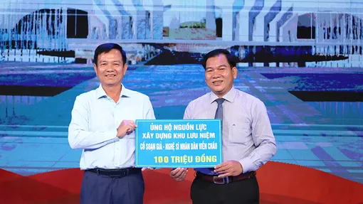 Vận động gây quỹ xây dựng Khu lưu niệm cố Soạn giả - NSND Viễn Châu