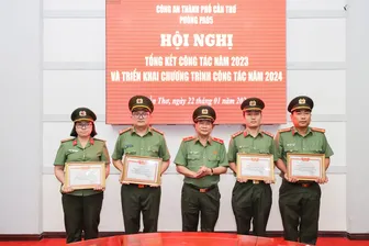 Lực lượng An ninh Nhân dân Công an TP Cần Thơ trung với Đảng, hiếu với dân