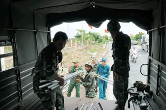Sẵn sàng diễn tập khu vực phòng thủ huyện Phong Ðiền