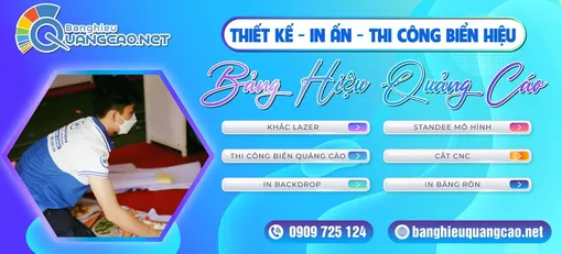 Công ty Banghieuquangcao.net - Dịch vụ thiết kế và làm bảng hiệu giá rẻ tại TPHCM