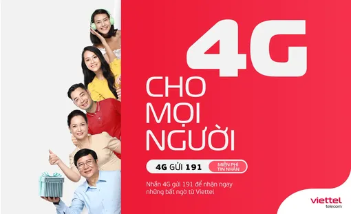 Viettel tặng miễn phí điện thoại 4G cho khách hàng 2G