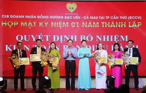 Câu lạc bộ doanh nhân đồng hương Bạc Liêu, Cà Mau tại TP Cần Thơ  vận động trên 3,3 tỉ đồng thực hiện nhiều hoạt động từ thiện xã hội