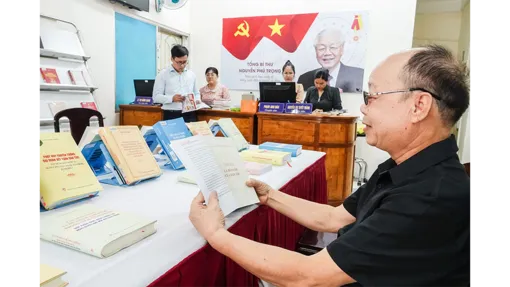 Sức hút đặc biệt từ những trang sách của Tổng Bí thư Nguyễn Phú Trọng