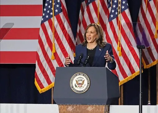 Phó Tổng thống Harris ghi điểm tại 4/7 bang chiến địa