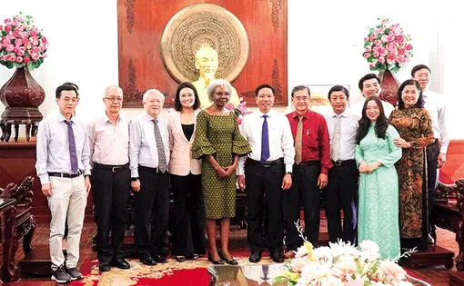 Lãnh đạo thành phố tiếp Ðoàn ActionAid Quốc tế