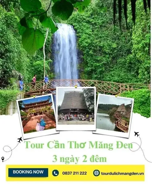 Tour Cần Thơ đi Măng Đen 3 ngày 2 đêm, khám phá đại ngàn Tây Nguyên