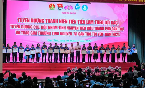 Tuyên dương 96 gương thanh niên tiên tiến làm theo lời Bác năm 2024