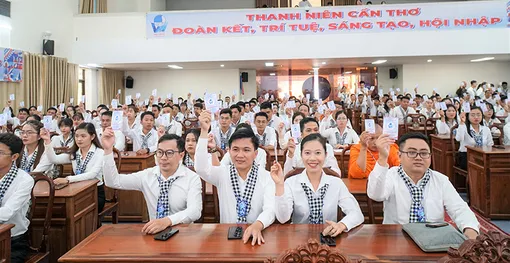 240 đại biểu tham dự Đại hội đại biểu Hội LHTNVN TP Cần Thơ lần thứ VII