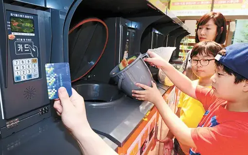 “Cỗ máy” tái chế thực phẩm thừa của Hàn Quốc