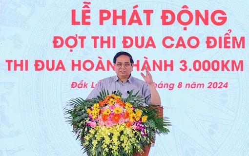 Thủ tướng Phạm Minh Chính phát động cao điểm thi đua 500 ngày đêm hoàn thành 3.000km đường bộ cao tốc