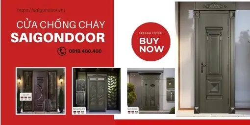 Cửa Chống Cháy Sài Gòn Door – Tiêu Chuẩn Sản Phẩm Chất Lượng Cao