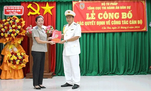 Ðồng chí Nguyễn Thành Thanh Dũng làm Cục trưởng Cục Thi hành án dân sự TP Cần Thơ