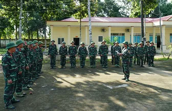 Bình Thủy: Huấn luyện cán bộ lực lượng Dự bị động viên