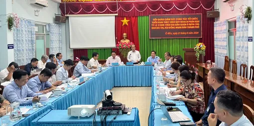 Ban Đô thị HĐND thành phố giám sát công tác triển khai thực hiện quy hoạch phân khu tỷ lệ 1/5000 tại quận Ninh Kiều