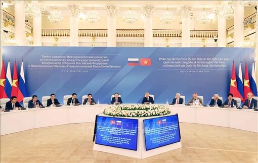 Vietnam, Russia issue joint statement on Inter-Parliamentary Cooperation Committee’s third session