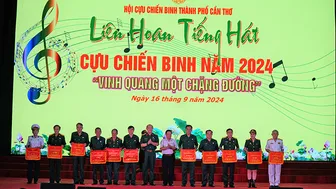 10 đơn vị tham gia Liên hoan Tiếng hát cựu chiến binh TP Cần Thơ