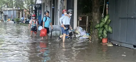 Những con hẻm “nước đen” ở phường An Khánh